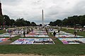 AIDS Quilt, 22 June 2012, 19th International AIDS Conference in Washington DC.