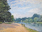 ALFRED SISLEY 1839 - 1899 LA TAMISE AVEC HAMPTON CHURCH.jpg