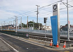 Panneau indiquant la station.