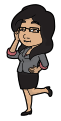 A Flirty Cartoon Businesswoman.svg