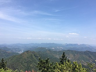 A panorama of Tiantai Mountain A panorama of Tiantai Mountain.jpg