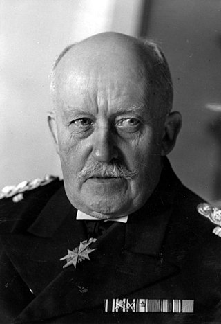 <span class="mw-page-title-main">Adolf von Trotha</span> German admiral