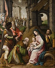 Adoration of the Magi, 1580–1585, by Pablo Esquert.