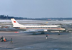 Aeroflotin Tu-124 vuonna 1966.