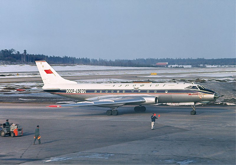 File:Aeroflot Tupolev Tu-124 at Arlanda, April 1966.jpg