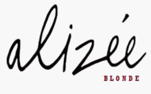 Beschreibung des Bildes Alizée Blonde Logo 2014.png.