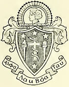 El escudo de armas de Alpha Lambda Tau