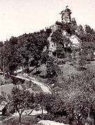 D Burg Àltwìndstain um 1900