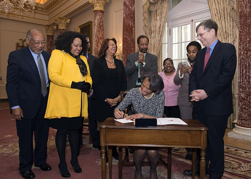 File:Ambassador Bernicat Signs Her Appointment Papers (16035530378).jpg
