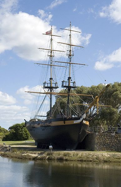 Replica of the brig Amity.