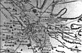 Ancienne carte des alentours de Troyes