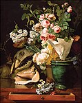 アントワーヌ・ベルジョン(1754-1843) Natura morta con fiori