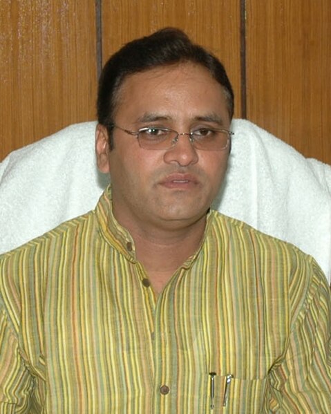 File:Arun Yadav assuming office as Minister of State for Agriculture.jpg