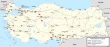 Vignette pour Liste des autoroutes de la Turquie