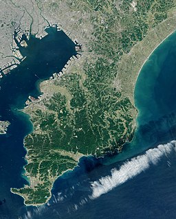 Bōsō Peninsula by Sentinel-2, 2018-10-30.jpg
