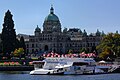 The British Columbia legislative buildings in Victoria, BC