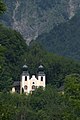 Die Kalvarienbergkirche, heute im Wald (2013)