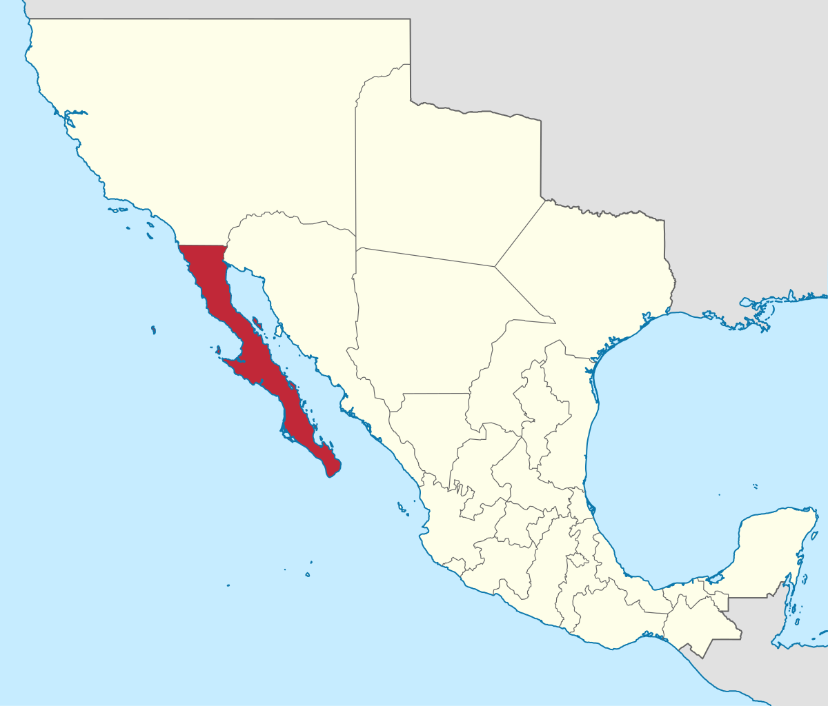 map of baja california Baja California Territory Wikipedia