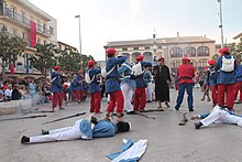 Els carlins han capturat els soldats isabelins i han guanyat la batalla final. Autor: Pep Pedragosa