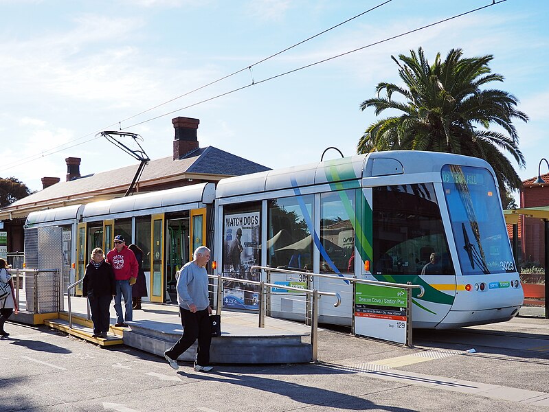 File:Beacon Cove-Station Pier tram stop June 2014.jpg