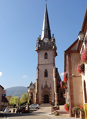 A Notre-Dame de Bernardswiller-templom címet viselő cikk szemléltető képe