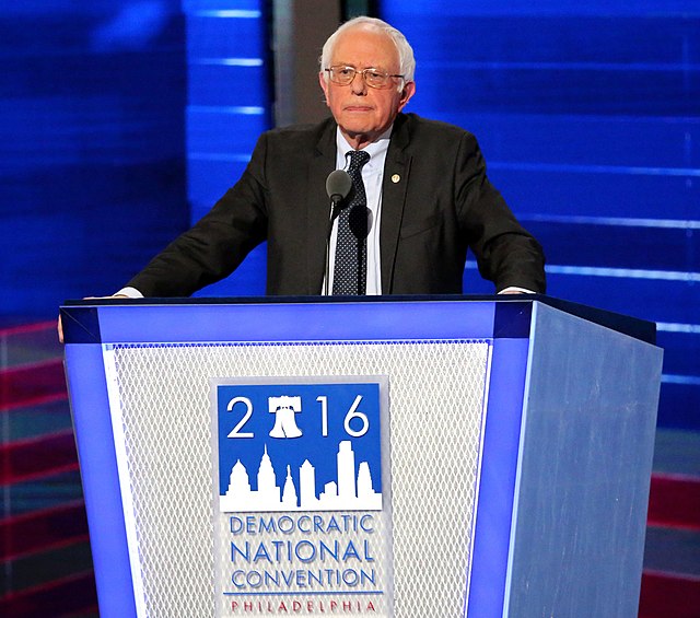 Bernie Sanders DNC July 2016, From WikimediaPhotos