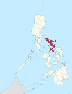 Location of the Bicol District within the Philippines