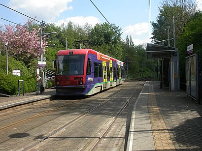 How to get to The Crescent tram stop with public transport- About the place