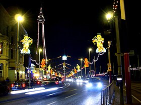 Blackpool Aydınlatmaları ve Tower.jpg
