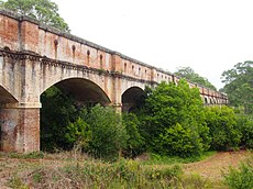 The Boothtown Aqueduct, which was used to transport water through the canal from 1888 to 1907.