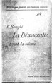 Bouglé - La Démocratie devant la science, 1904.djvu