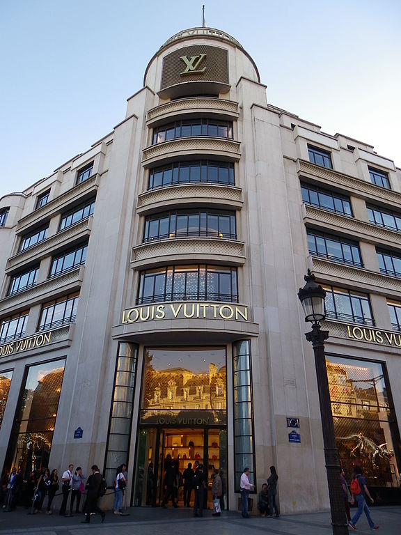 Louis Vuitton flagship store, 101 avenue Champs-Elysées, Paris, France  Stock Photo - Alamy