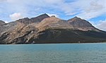 Miniatuur voor Bestand:Bow lake Icefields parkway Alberta Canada sept 7th 2014 (14995123259).jpg