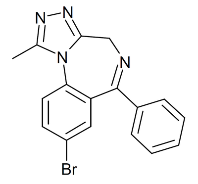 Bromazolam structure.png