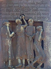 Miłosz's poem on the Monument to the Fallen Shipyard Workers of 1970, Gdańsk, Poland
