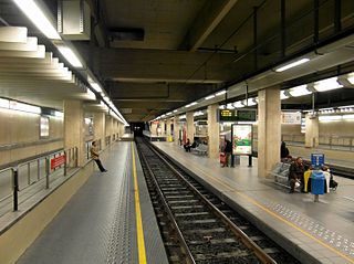 <span class="mw-page-title-main">Bourse - Grand-Place premetro station</span> Metro station in Brussels, Belgium