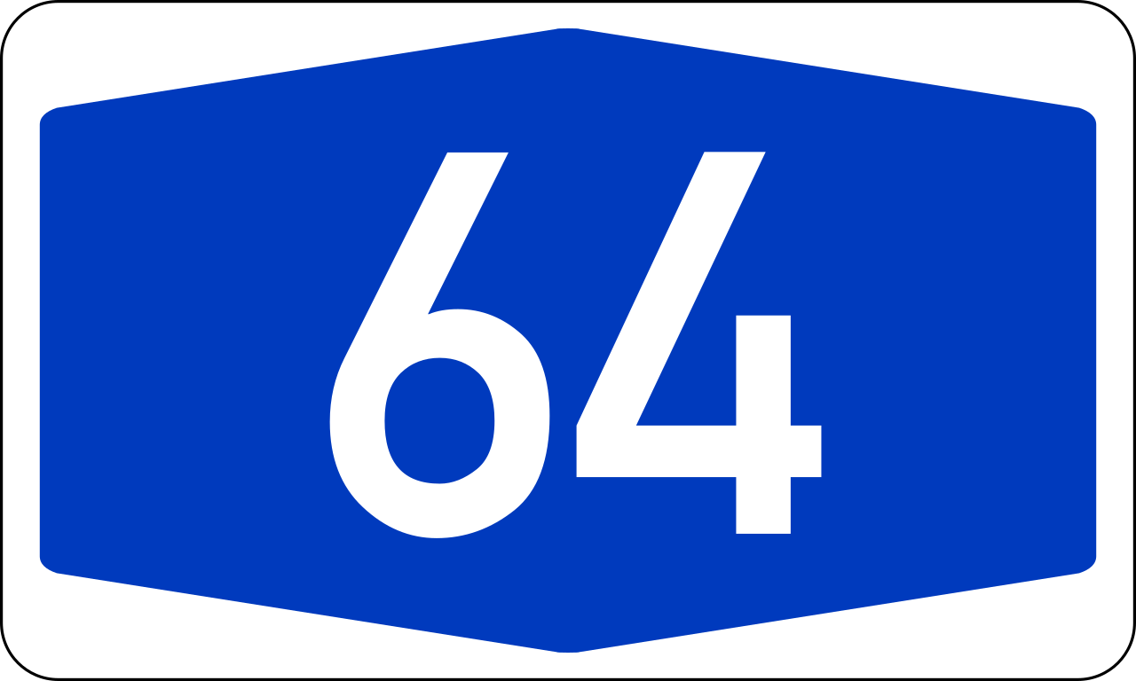 File:Bundesautobahn 64 number.svg - Wikimedia Commons