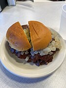 Butter burger at Hamburger America