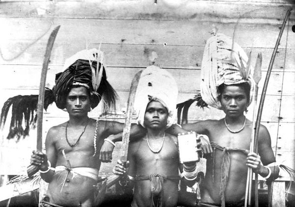 South Moluccan warriors from Tanimbar