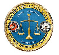 Seal of the Secretary of the Navy Council of Review Boards CORB Logo.jpg