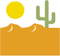 Cactus in the Desert.svg