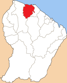 Cantonul Iracoubo în cadrul arondismentului