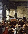 La jeune Allemagne à l'école, Carl Hertel, 1874.