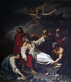 La mort de saint Étienne par Nicolas Sébastien Frosté (1822).