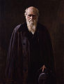 Charles Robert Darwin A copy made by John Collier in 1883 of his 1881 portrait of Charles Darwin