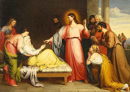 Đức Giêsu chữa lành bà mẹ vợ ông Phêrô