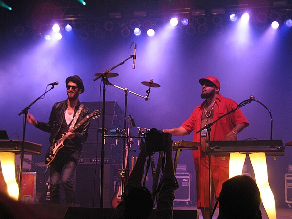 Chromeo at the Bonnaroo Music Festival in 2008