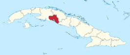 Ligging van Cienfuegos in Cuba