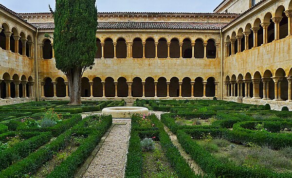 The Romanesque cloister of Santo Domingo de Silos, Spain