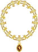 Collier de l'ordre du Lion norvégien.